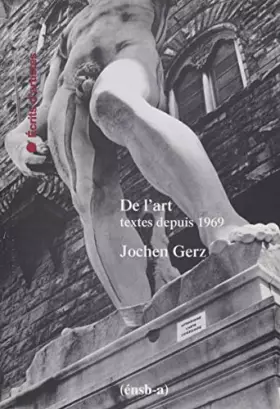 Couverture du produit · De l'art: Textes depuis 1969