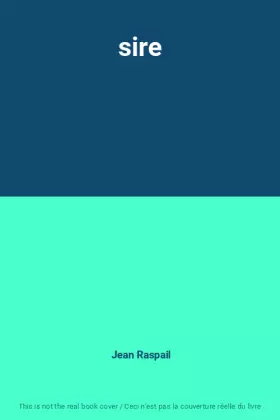 Couverture du produit · sire