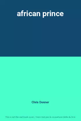 Couverture du produit · african prince