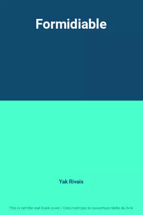 Couverture du produit · Formidiable