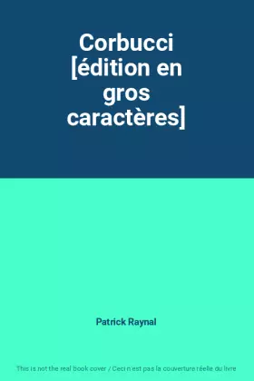 Couverture du produit · Corbucci [édition en gros caractères]