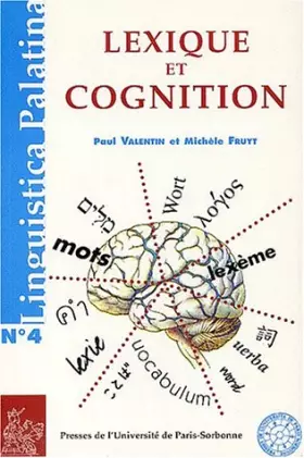 Couverture du produit · Lexique et cognition
