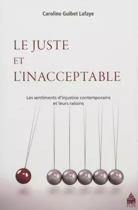 Couverture du produit · Juste et l'inacceptable
