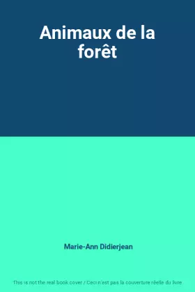 Couverture du produit · Animaux de la forêt