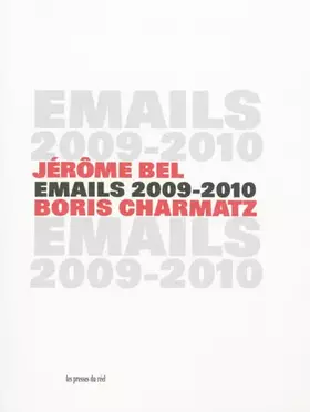 Couverture du produit · Emails 2009-2010