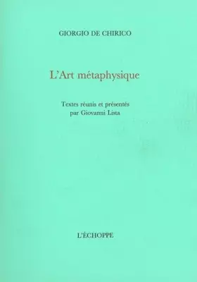 Couverture du produit · L'Art métaphysique