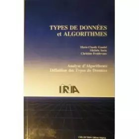 Couverture du produit · Types de données et algorithmes
