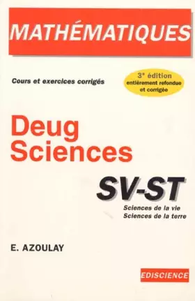 Couverture du produit · Mathématiques: Cours et exercices corrigés
