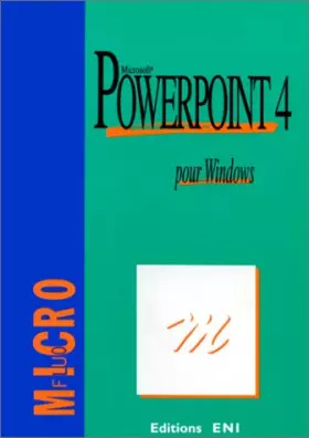 Couverture du produit · PowerPoint 4 pour Windows