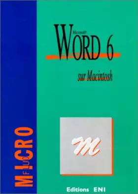 Couverture du produit · Word 6 sur Macintosh