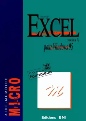 Couverture du produit · Excel (version 7) pour Windows 95