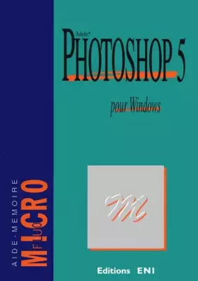 Couverture du produit · Photoshop 5 pour windows