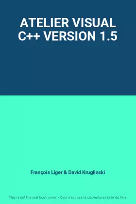 Couverture du produit · ATELIER VISUAL C++ VERSION 1.5
