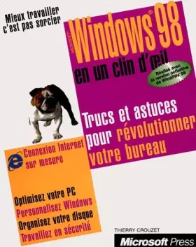 Couverture du produit · Microsoft Windows 98, en un clin d'oeil