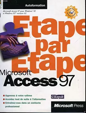 Couverture du produit · Microsoft Access 97 étape par étape
