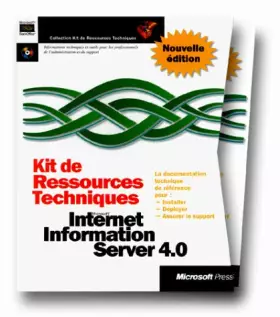 Couverture du produit · Kit de ressources techniques Internet information Server 4.0