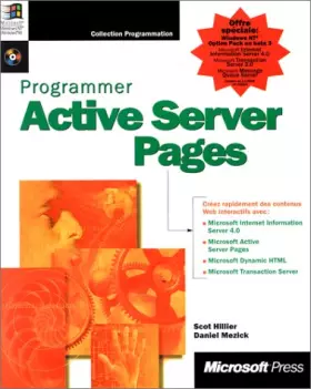 Couverture du produit · Programmer active Server pages