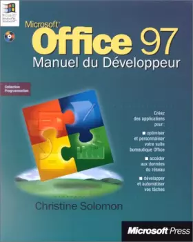 Couverture du produit · Manuel du développeur office 97