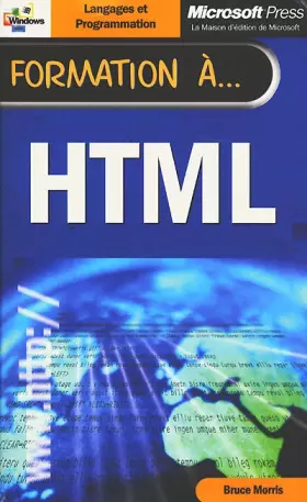 Couverture du produit · Formation à HTML