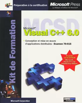 Couverture du produit · Kit de formation Microsoft C++ 6.0, examen 70-015