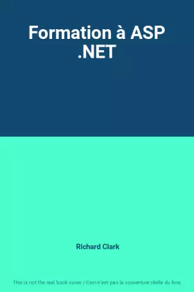 Couverture du produit · Formation à ASP .NET