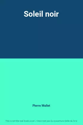 Couverture du produit · Soleil noir