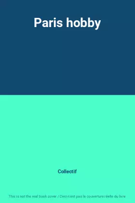 Couverture du produit · Paris hobby