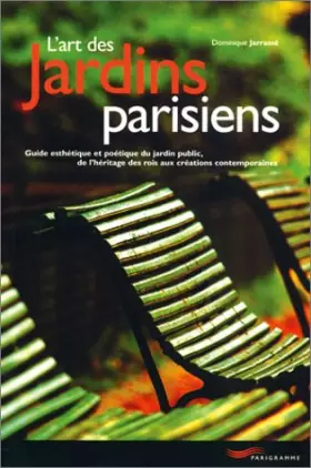 Couverture du produit · L'art des jardins parisiens