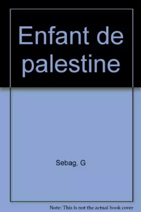 Couverture du produit · Enfant de Palestine