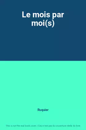 Couverture du produit · Le mois par moi(s)