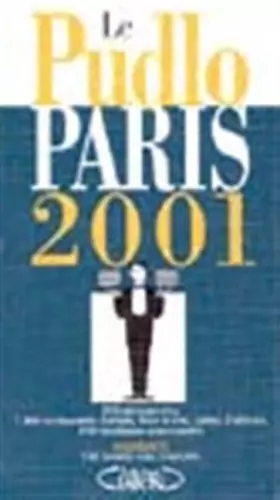 Couverture du produit · Le Pudlo Paris 2001