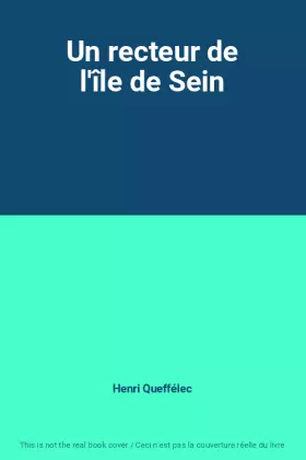 Couverture du produit · Un recteur de l'île de Sein