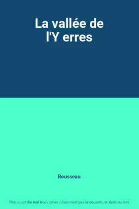 Couverture du produit · La vallée de l'Y erres
