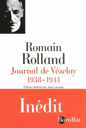 Couverture du produit · JOURNAL DE VEZELAY 1938-1944