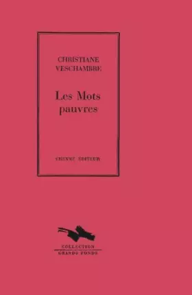 Couverture du produit · Les mots pauvres