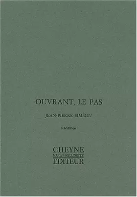 Couverture du produit · Ouvrant le pas