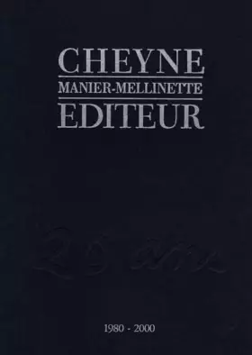 Couverture du produit · Cheyne, 1980-2000