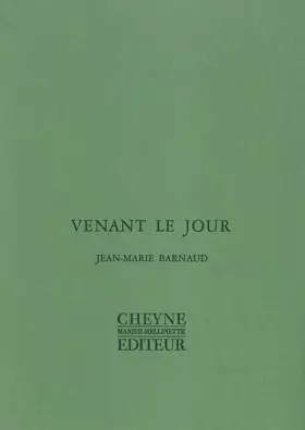 Couverture du produit · Venant le jour