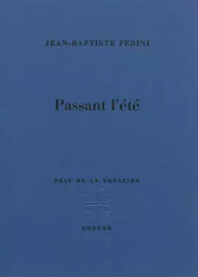 Couverture du produit · Passant l'été