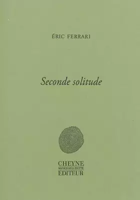 Couverture du produit · Seconde solitude