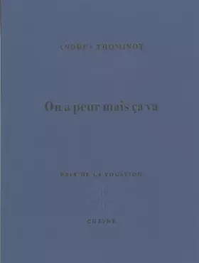 Couverture du produit · On a peur mais ça va