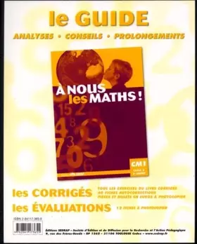 Couverture du produit · nous les maths ! CM1 CM1 (Le classeur-guide)