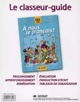 Couverture du produit · Classeur-guide a nous le français.CE2
