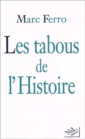 Couverture du produit · Les Tabous de l'histoire