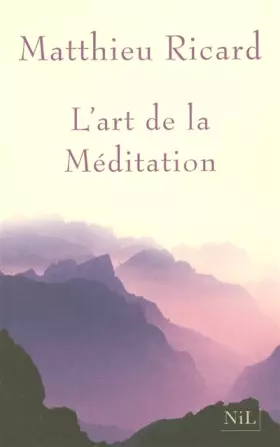 Couverture du produit · L'art de la méditation