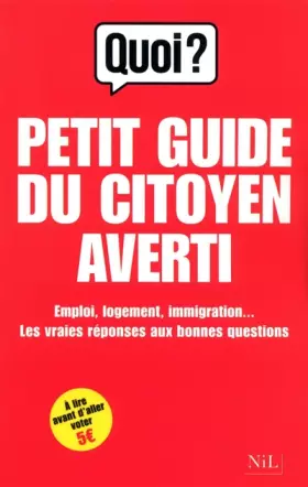 Couverture du produit · Petit guide du citoyen averti