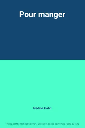 Couverture du produit · Pour manger