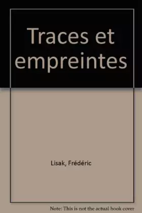 Couverture du produit · Traces et empreintes