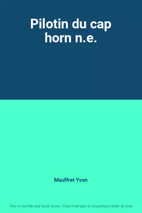 Couverture du produit · Pilotin du cap horn n.e.