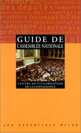 Couverture du produit · Guide de l'Assemblée nationale